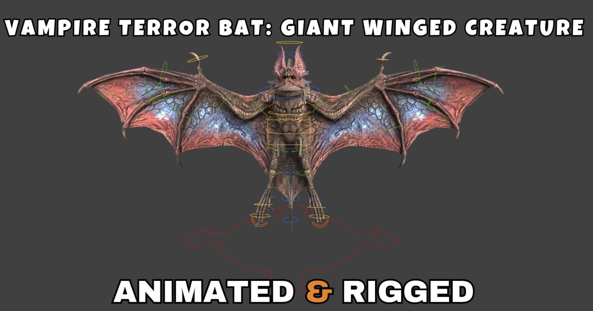 Vampire Terror Bat Giant Winged Creature cover